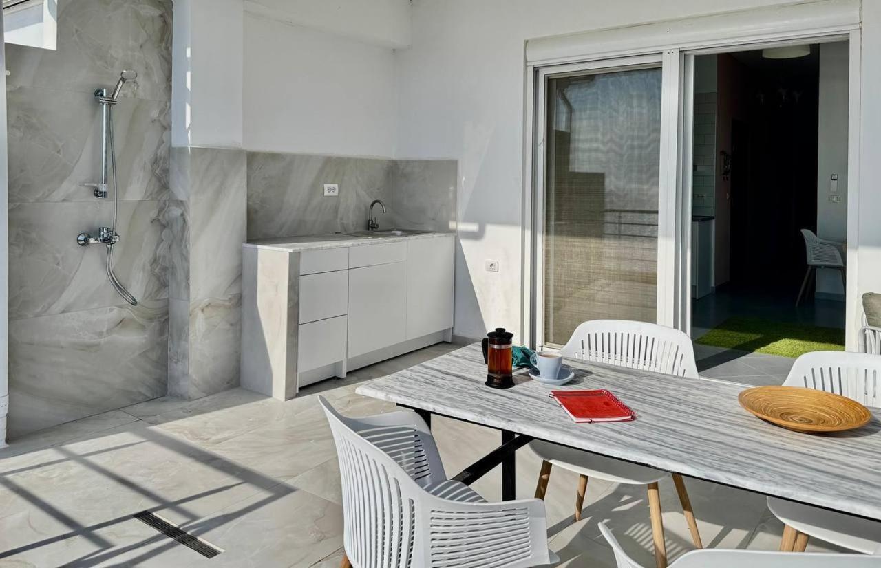 Apartmán Viola Sea View Penthouse Sarandë Exteriér fotografie