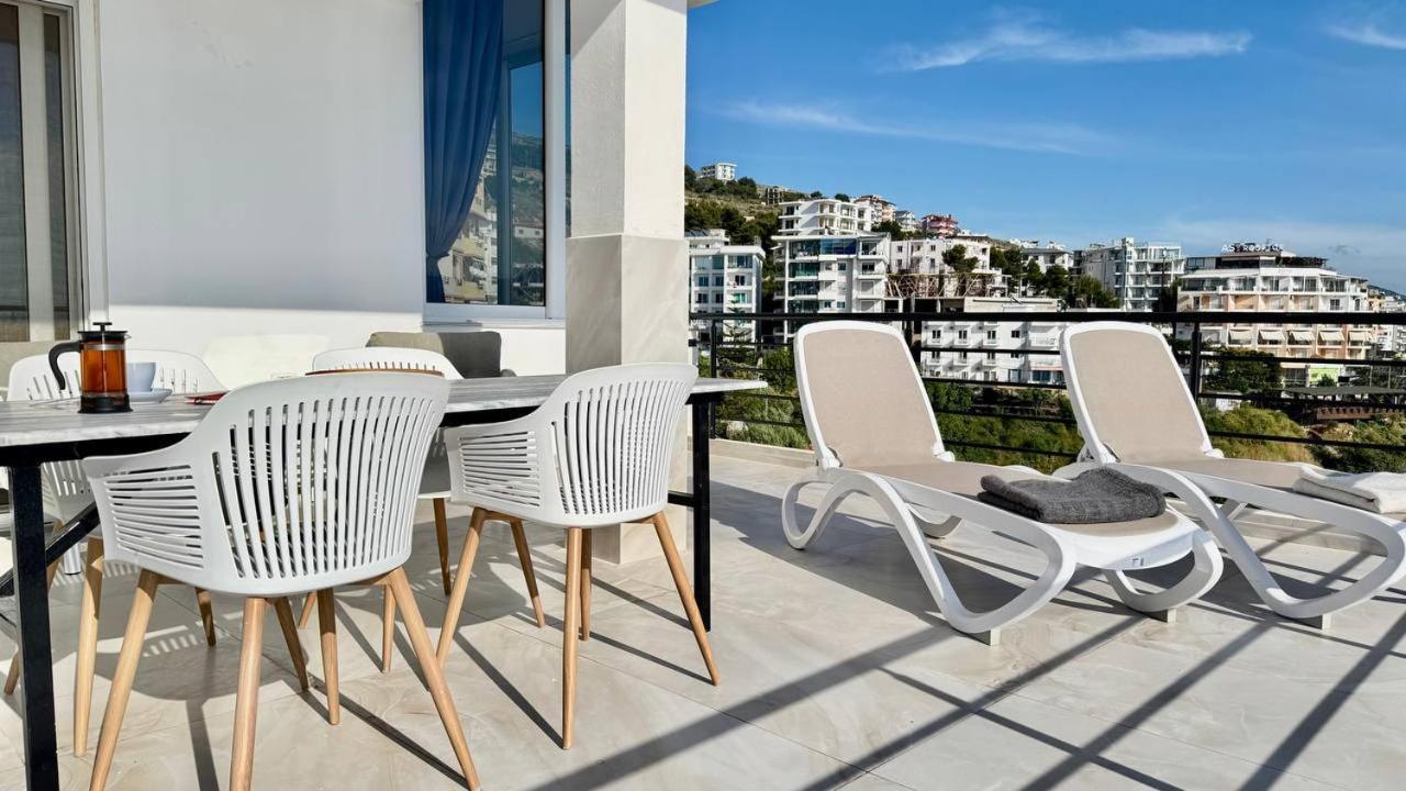 Apartmán Viola Sea View Penthouse Sarandë Exteriér fotografie