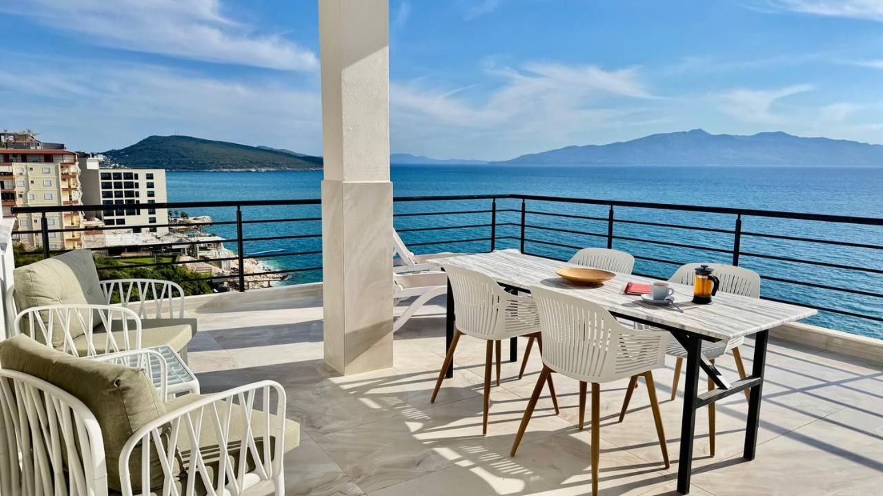 Apartmán Viola Sea View Penthouse Sarandë Exteriér fotografie